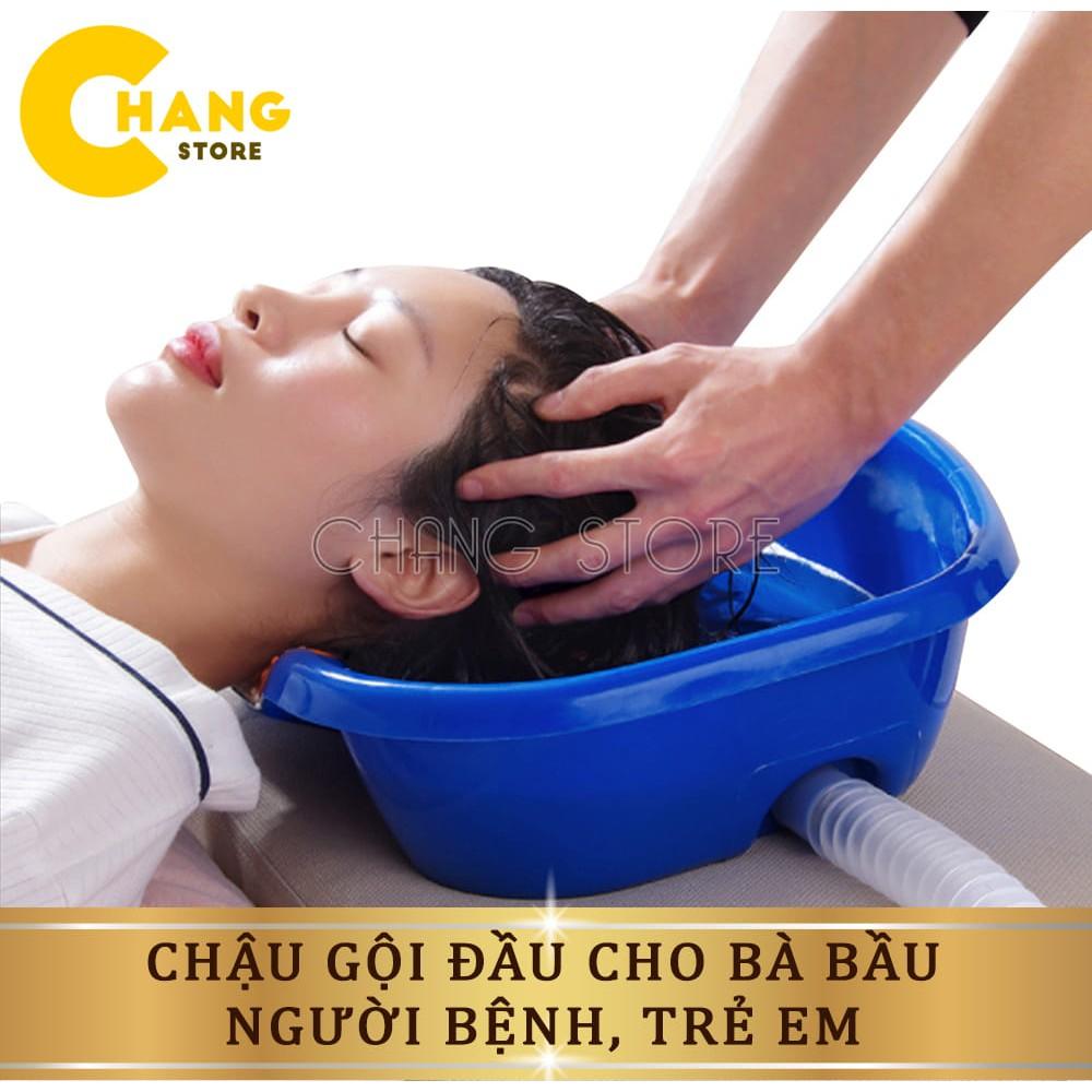 Chậu Gội Đầu Tại Giường, Tại Nhà, Thau Gội Đầu Chất Liệu Nhựa Cao Câp Siêu Bền