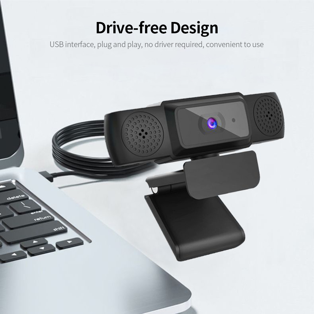 Webcam 1080P có Micrô giảm tiếng ồn để Trò chuyện Video