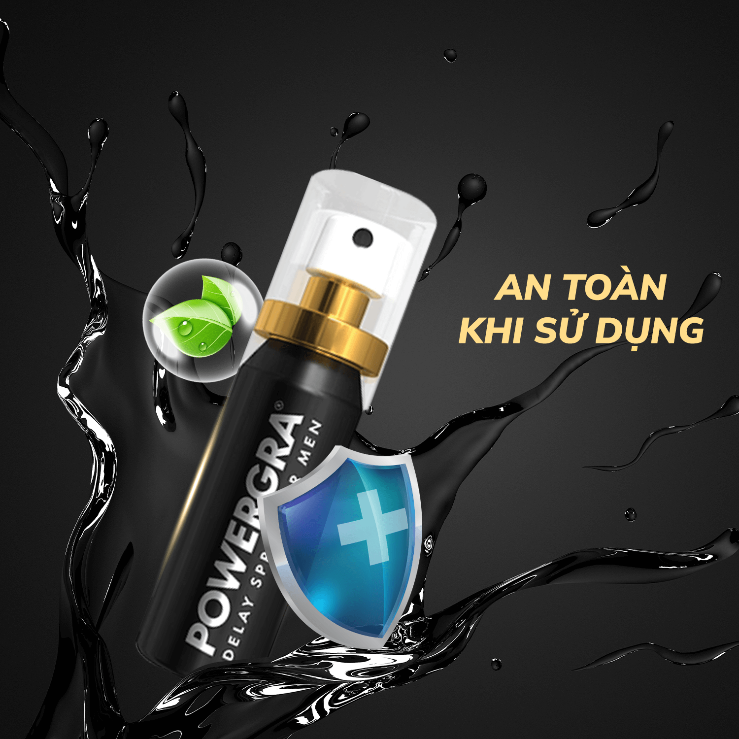 [Chai 13ml] Chai xịt hỗ trợ nam giới Powergra For Men