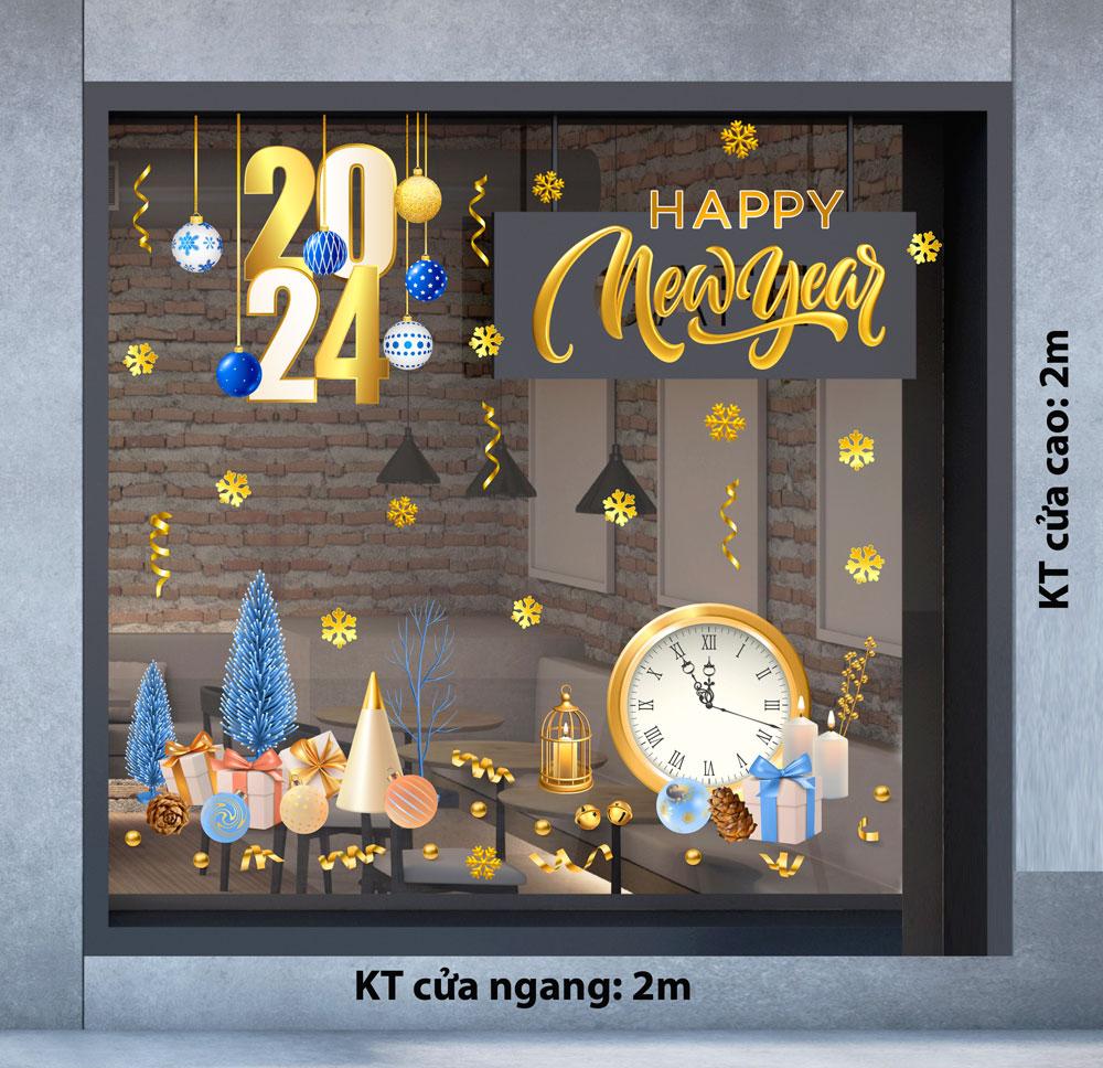 Decal trang trí NOEL 2024 combo số 25