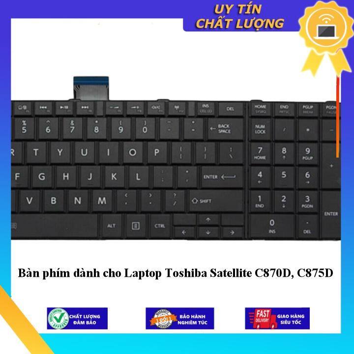 Hình ảnh Bàn phím dùng cho Laptop Toshiba Satellite C870D C875D - Hàng Nhập Khẩu New Seal