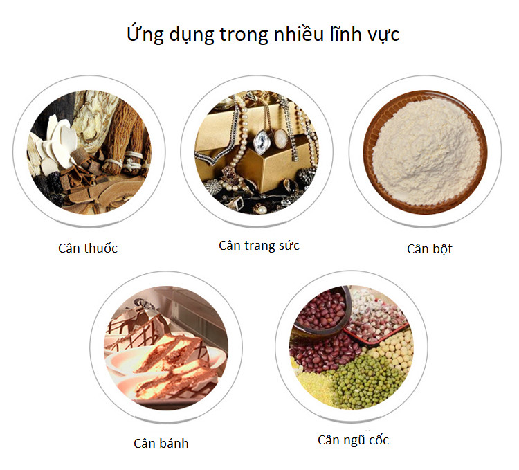 Cân tiểu ly điện tử 200g/0.01g DH-Z01 (Tặng kèm 03 móc treo đồ dán tường ngẫu nhiên)