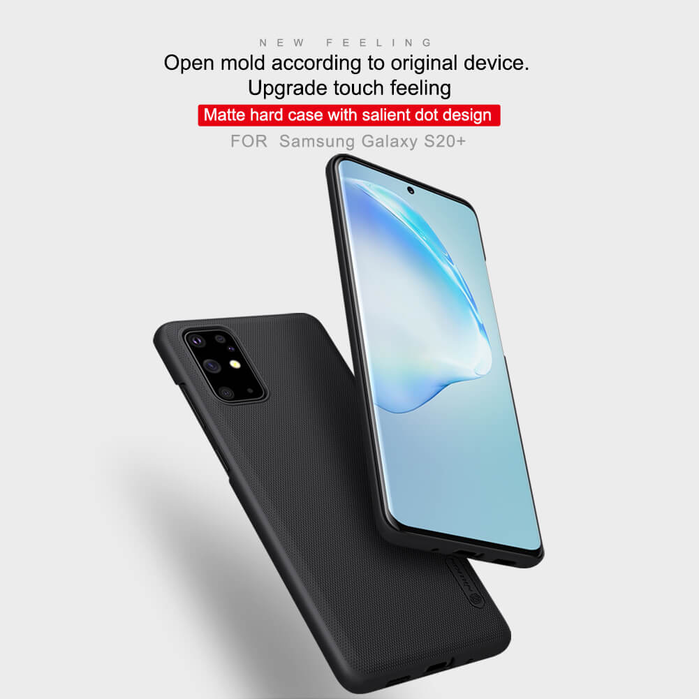 Ốp Lưng Sần chống sốc cho Samsung Galaxy S20 Plus hiệu Nillkin Super Frosted Shield - Hàng Chính Hãng