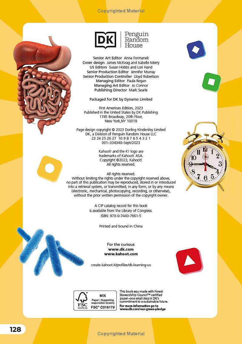 Sách ngoại văn: Kahoot! Quiz Time Human Body