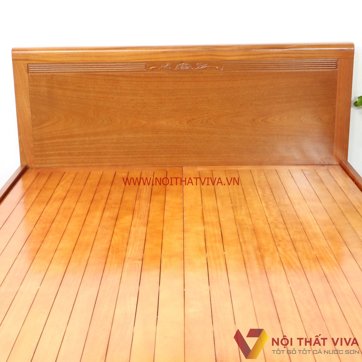 Giường Ngủ Gỗ Xoan Đào Tự Nhiên Vạt Phản Sang Trọng Hiện Đại