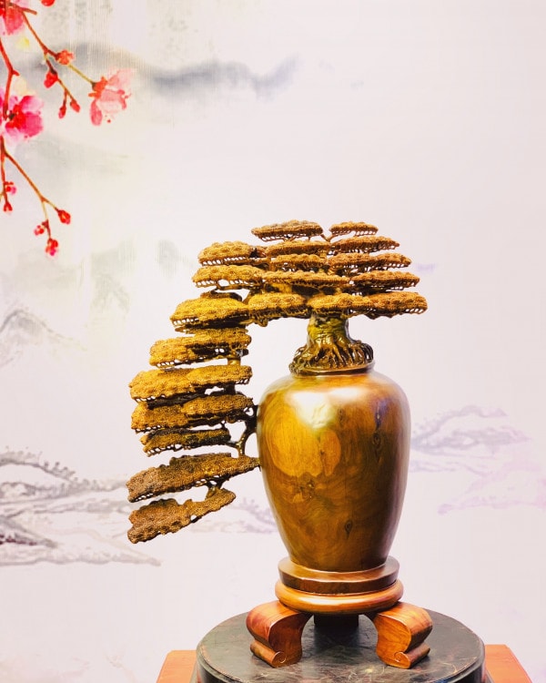 Bình Tùng Bonsai gỗ bách Xanh  - Siêu VIP - Đẳng Cấp Giàu Sang Quý Tộc - Nội Thất An Thắng - Gỗ Hương Rất Quí Được Chọn Rất Kỹ , Hàng Đục Thủ Công Tỷ Mỉ Rất Tinh Xảo - Mang Tài Lộc Phú Quý Cho Gia Chủ -0911750868