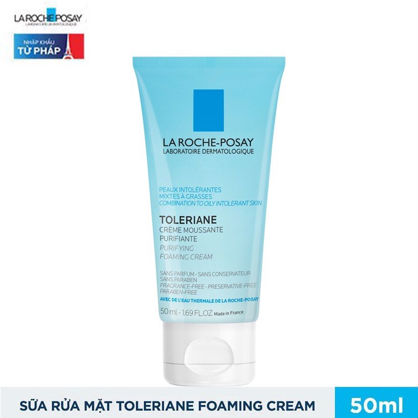 Sữa Rửa Mặt Cho Da Hỗn Hợp Và Da Dầu Rất Nhạy Cảm La Roche Posay Toleriane Foaming Cream