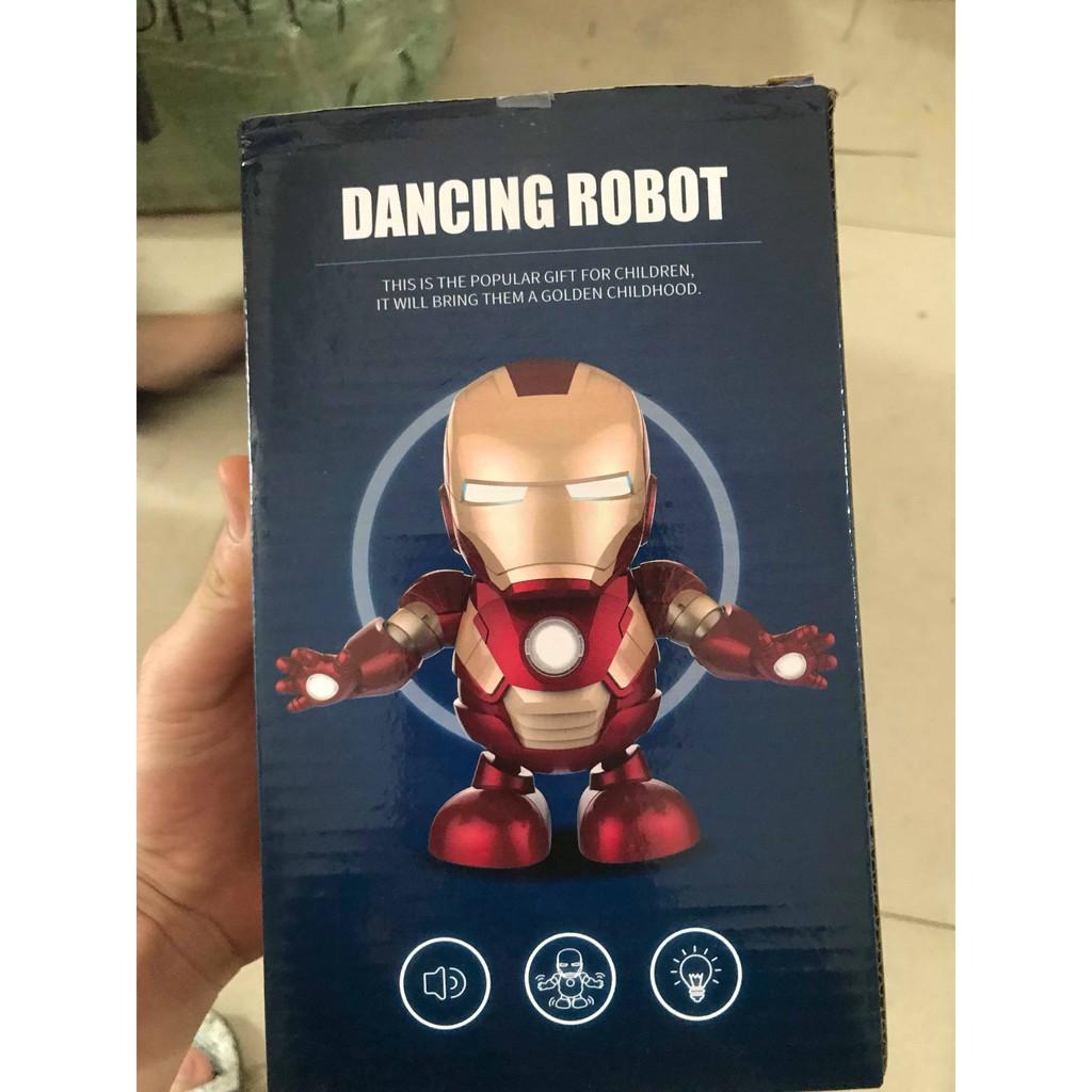 Iron Man Dancing, người sắt nhảy theo nhạc có đèn vui nhộn