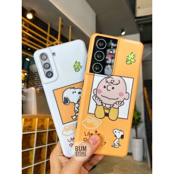 Ốp Lưng SNOOPY Dẻo Cho Samsung Galaxy S21 Ultra / S21 Plus / Note 20 Ultra / Note 20 / S20 Plus