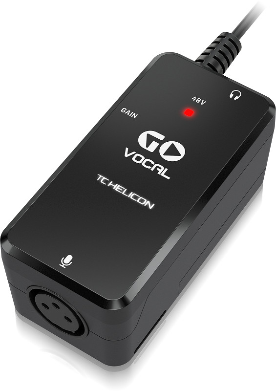 TC-Helicon GO VOCAL Microphone Preamp for Mobile Devices-Hàng Chính Hãng