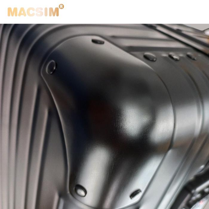 Vali hợp kim nhôm nguyên khối MS1104 Macsim cao cấp màu đen cỡ 29 inches