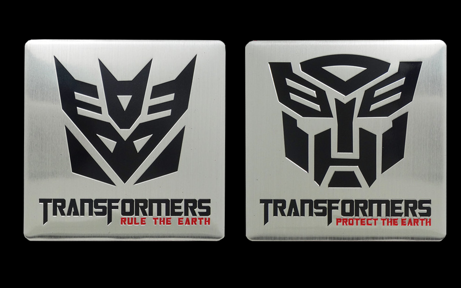 Miếng dán kim loại hình TRANSFORMERS DECEPTICON rule the earth 8cm