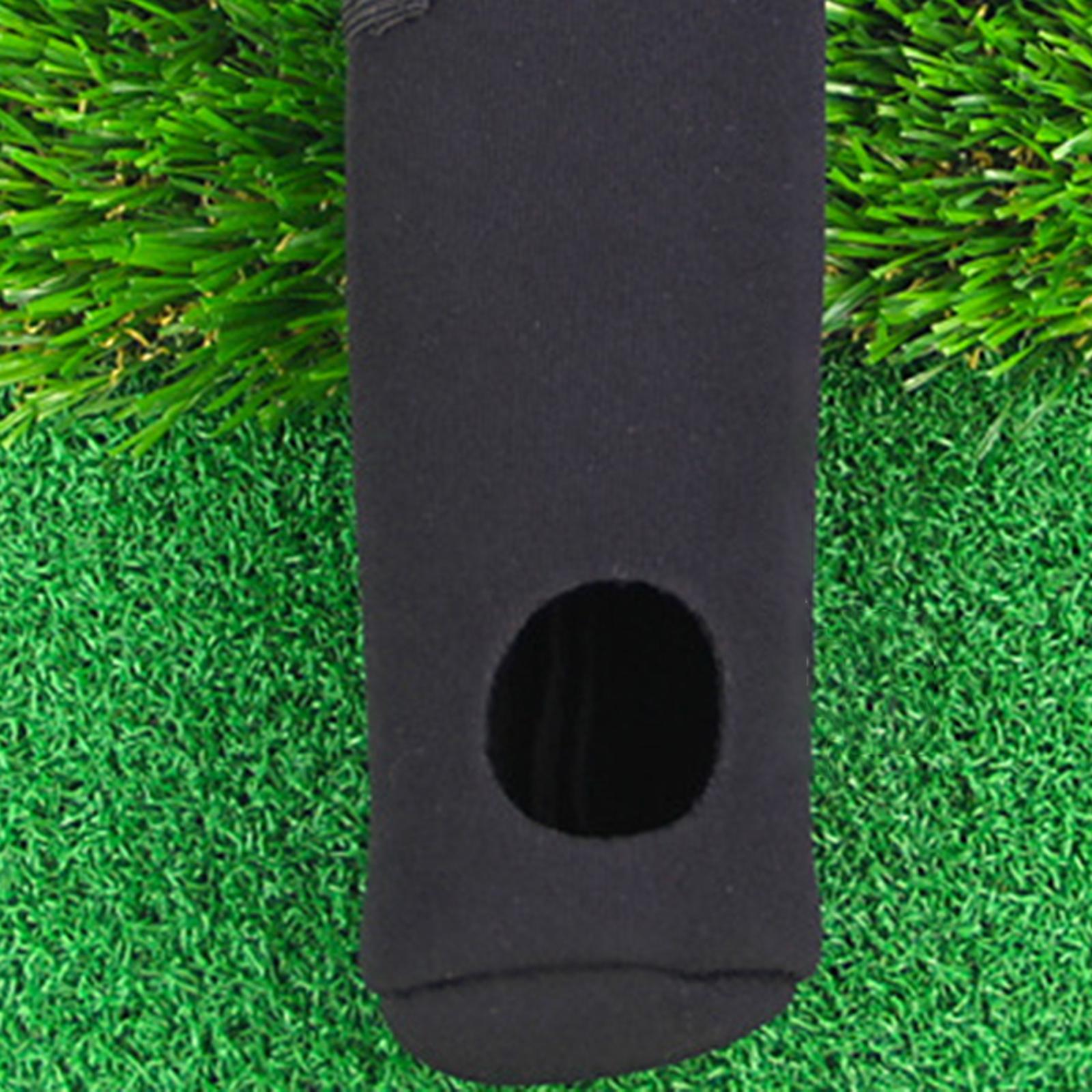 Golf Ball with Hook for 3 Golf Ball 3 Tees Waist Pouch Black Bag