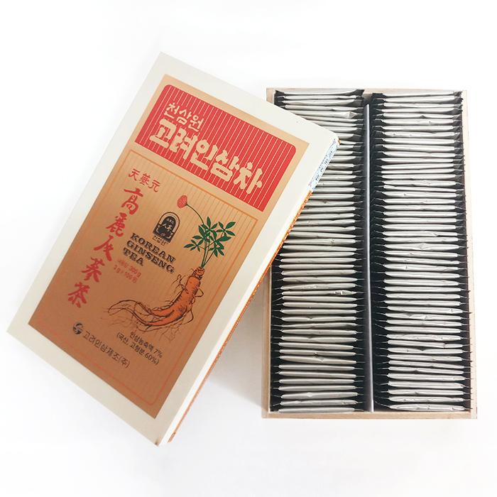 Trà Sâm Hàn Quốc – Korean Ginseng Tea Hộp Gỗ 300g