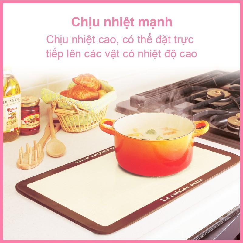 Miếng lót cách nhiệt bằng nhôm 44cm x 26.5cm Nhật Bản lót nồi ly chén bát bàn ăn bếp