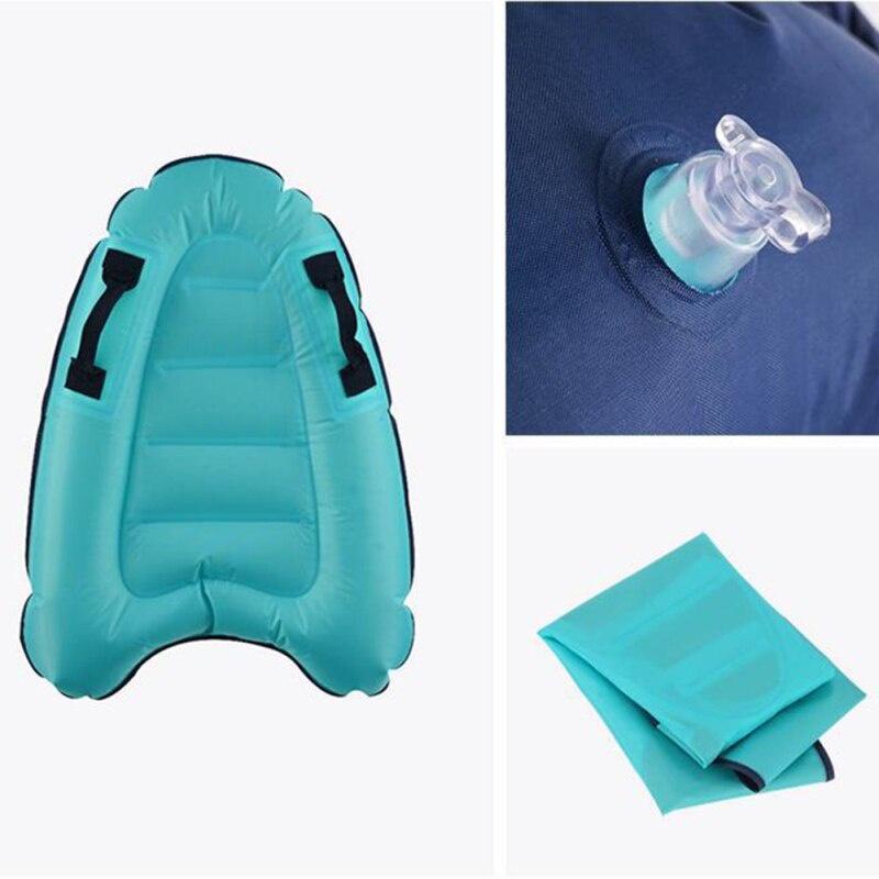 Inflatable Surf Board With Handles Lightweight Swimming Floating Surfboard Aid Mat Surfing Summer Water Fun Toy For Kids Adult
