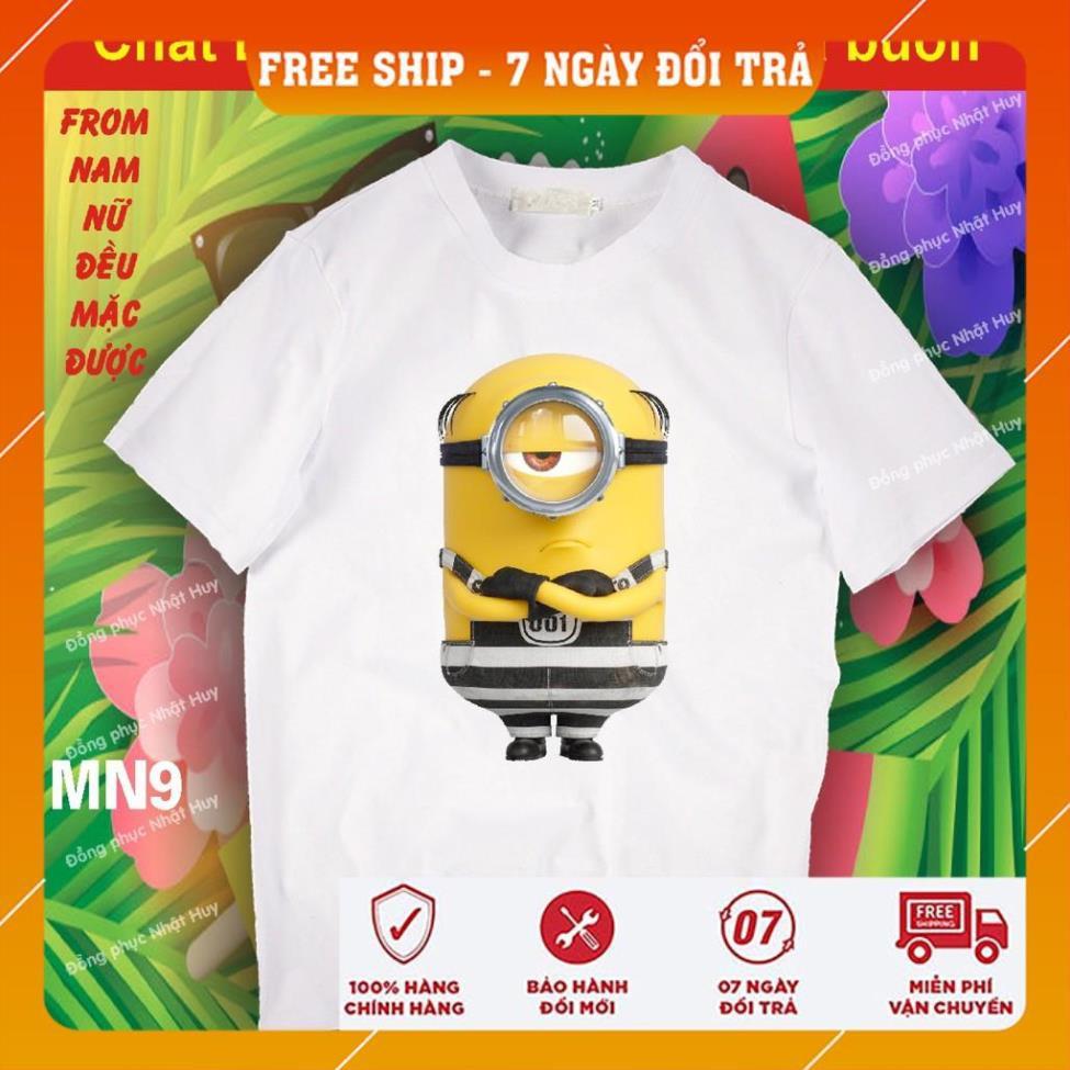 Áo thun minion đẹp 8,cao cấp, bao đổi trả