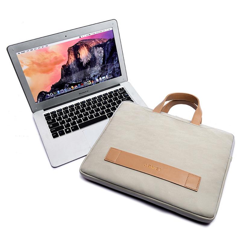 Phụ Nữ Túi Laptop Da PU Laptop Case Tặng Cặp Dùng Cho Macbook Air 14 15.6 Inch Nam Túi Xách Tay Đeo Vai Nữ Tay Túi