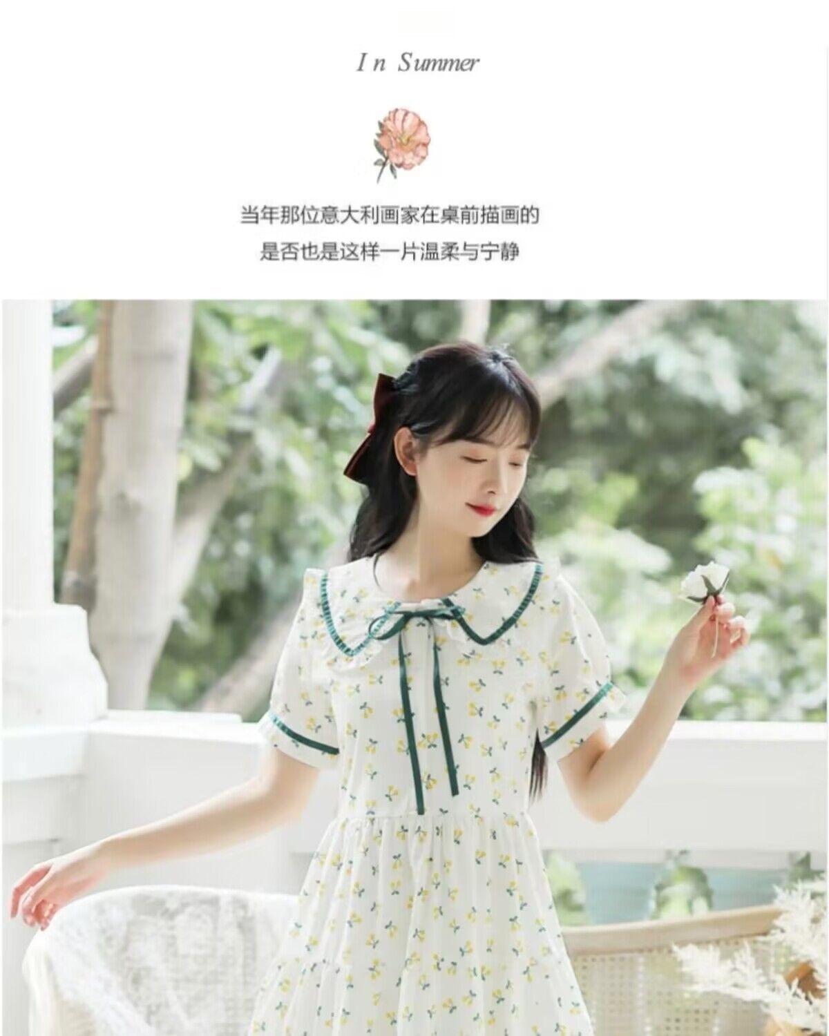 TOBE1SHOP Học sinh trung học ít tươi mát đầm 2023 mùa hè đại học gió một chữ hoa mảnh đầm hiển thị gầy thắt lưng váy nữ