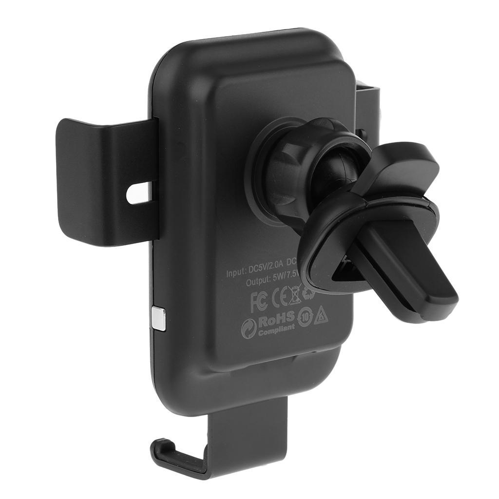 360° Automatic Clamping Wireless Car Charger Mount Holder for Mobile Phone