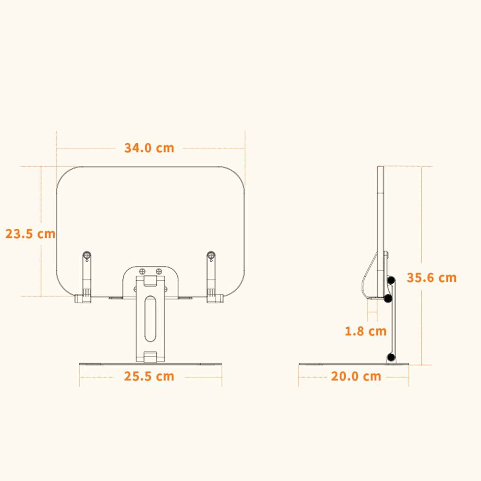 Laptop Stand Multi Angle Height Adjustable for Home Receptions Non rotatable