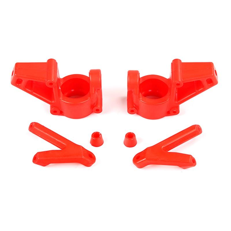 Front Wheel Bearing Seat Kit for 1/5 HPI ROFUN BAHA ROVAN KM BAJA 5B 5T 5SC Toys Parts RC Car Accessories-Red