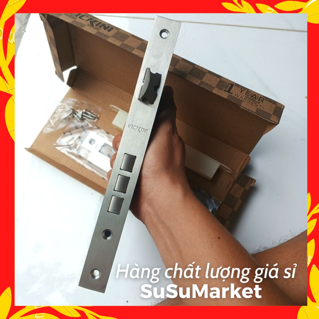Thân khoá tay gạt Vickini dành cho cửa đi | Chốt 3 lõi | Size 45x85 |