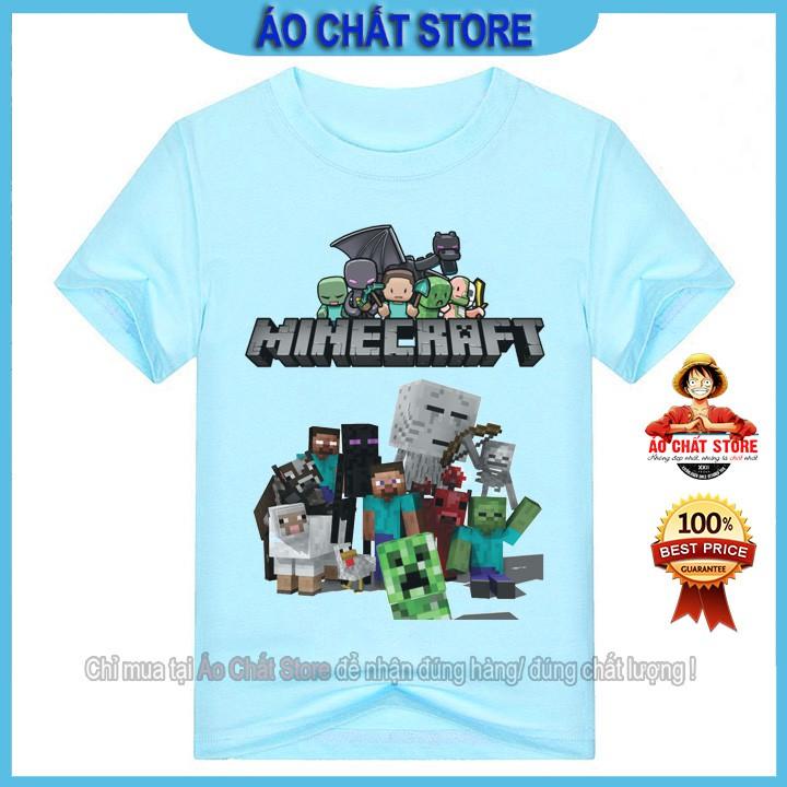 Áo thun Minecraft cho trẻ em | Áo Minecraft đẹp MC29 | Áo Chất Store