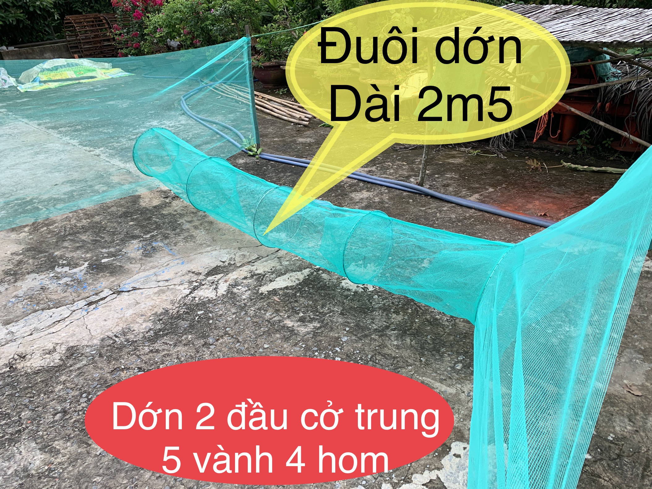 ￼Dớn bắt cá 2 đầu, dớn chặn sông, đăng bắt tép ếch kênh rạch.! Có 3 kích thước NHỎ , TRUNG, LỚN