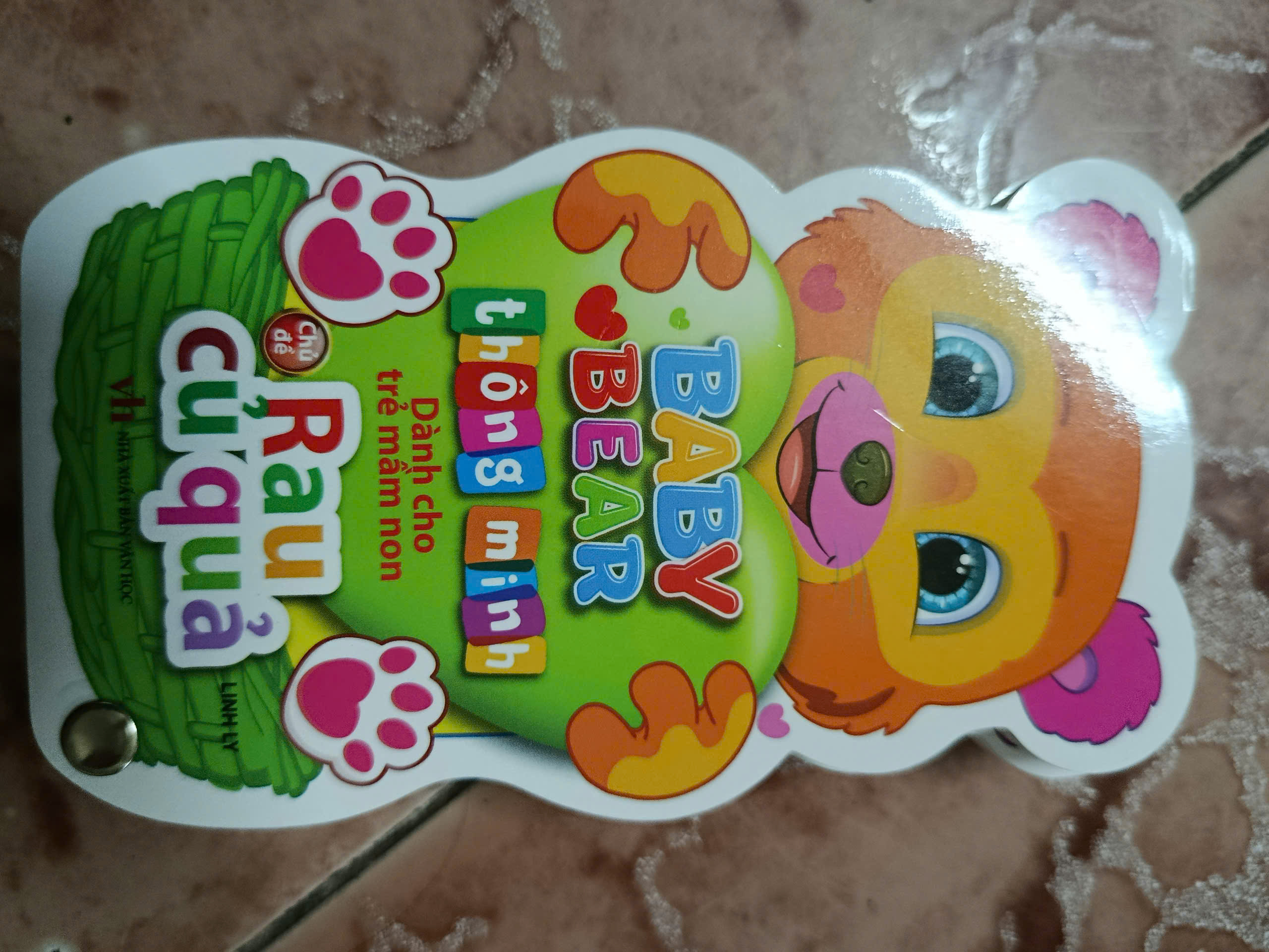 Bộ Baby Bear Thông Minh Dành Cho Trẻ Mầm Non - Bộ 6 Cuốn + Tặng Sticker Ngẫu Nhiên