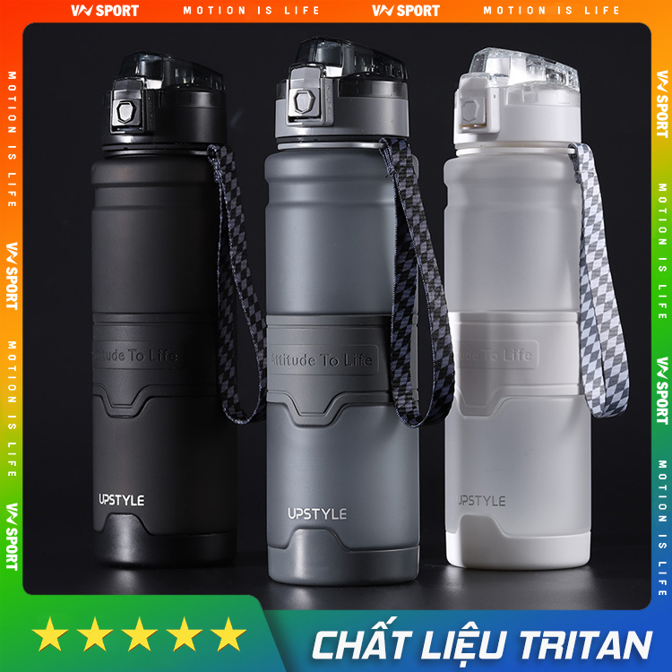 Bình Nước Tập Gym Chất Liệu TriTan NewB VNS066 - BPA Free An Toàn Cho Sức Khỏe, Chịu nhiệt -20°C~96°C | Dung Tích 1000ml - Bình Nước Thể Thao Cao Cấp