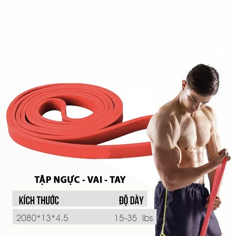 Dây Kháng Lực  Cao Su Tập Gym - Dây kháng lực tập mông - Tập luyện vùng mông/đùi