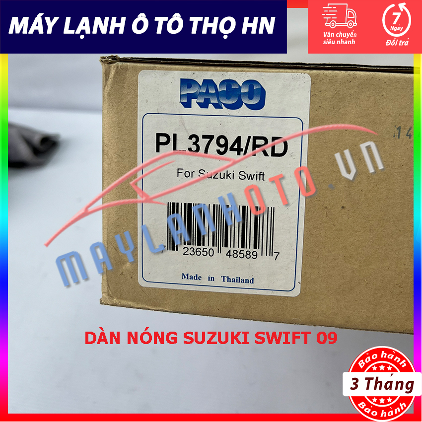 Dàn nóng Suzuki Swift đời 2005 2006 2007 2008 2009 2010 2011 2012 Hàng xịn Thái Lan 05 06 07 08 09 10 11 12