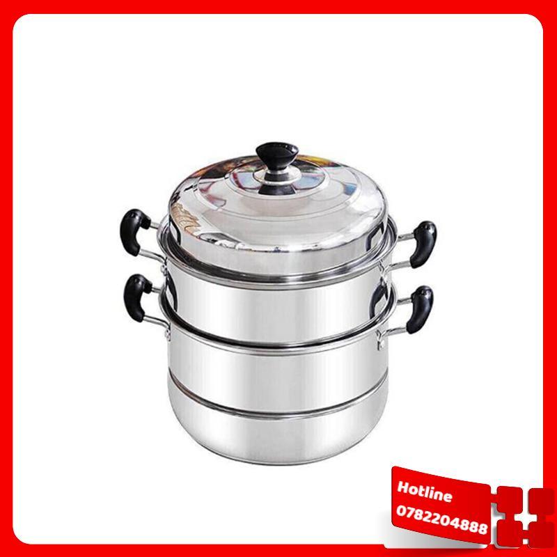 Nồi Hấp Inox 3 Tầng 28Cm Đa Năng Nhà Bếp - Loại Tốt