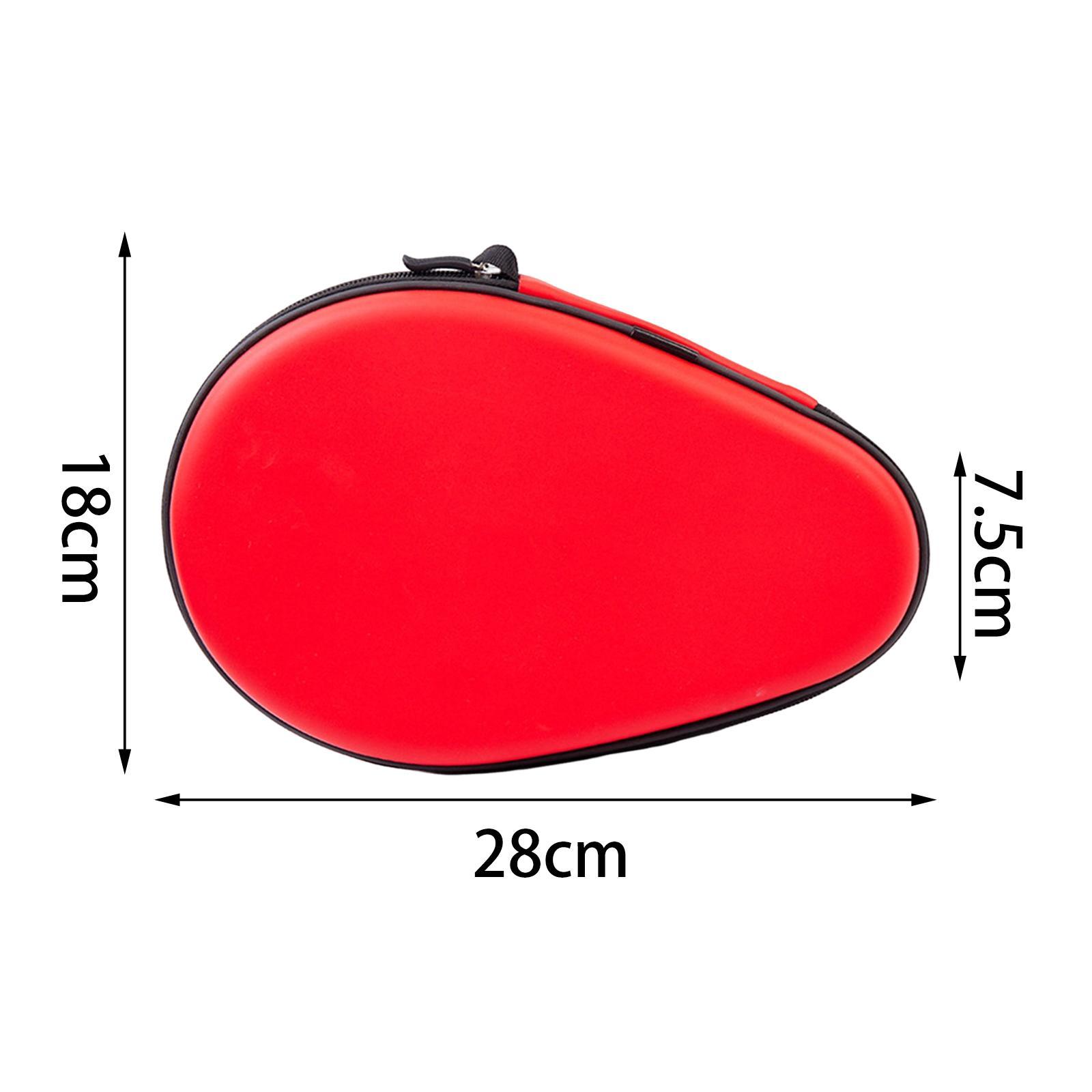 Table Tennis Racket Bag Lightweight Pong Paddle Pocket for Travel Competition