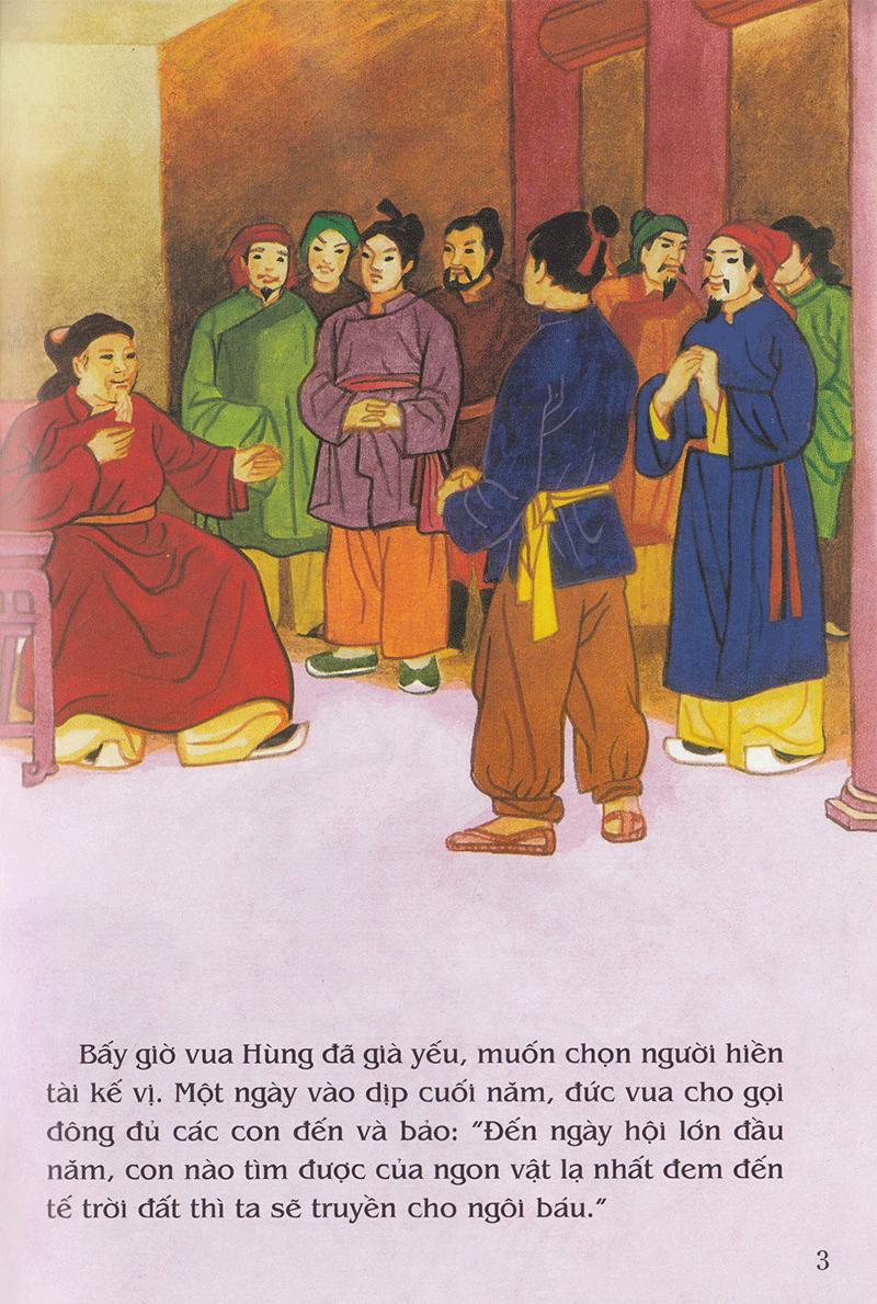 Tranh Truyện Dân Gian Việt Nam: Sự Tích Bánh Chưng Bánh Dày (Tái Bản 2023)