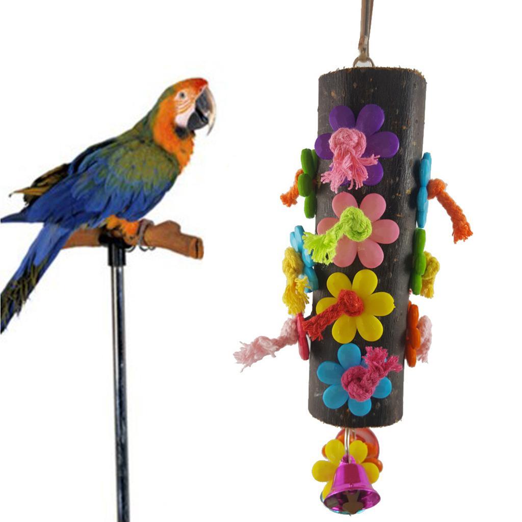 Swing Bite Toy Hanging Cage Chewing Toy for Pet Parrot Birds Chew Climbing