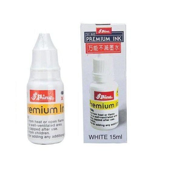 Mực Dấu Shiny 15ml Đóng Trên Mọi Chất Liệu ( màu trắng)