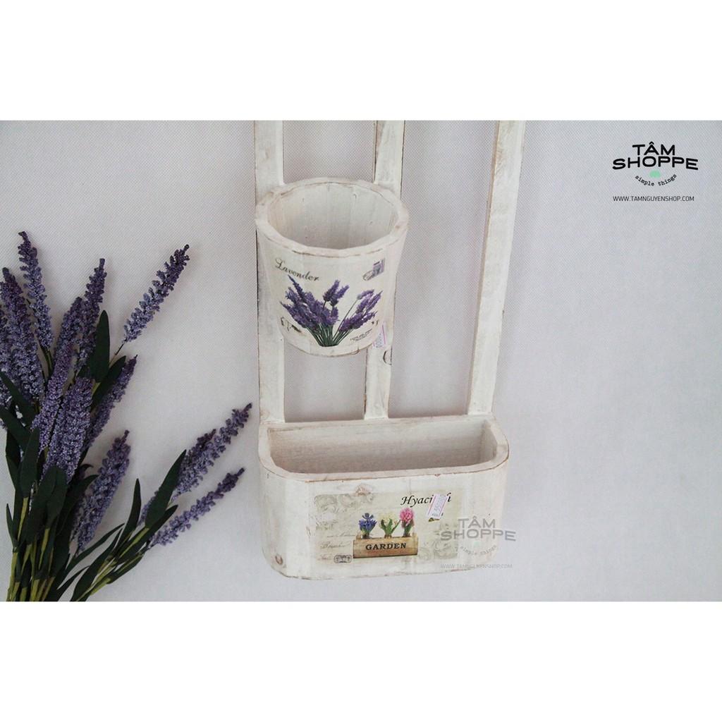 KỆ GỖ ÁP TƯỜNG VINTAGE SỐ 08