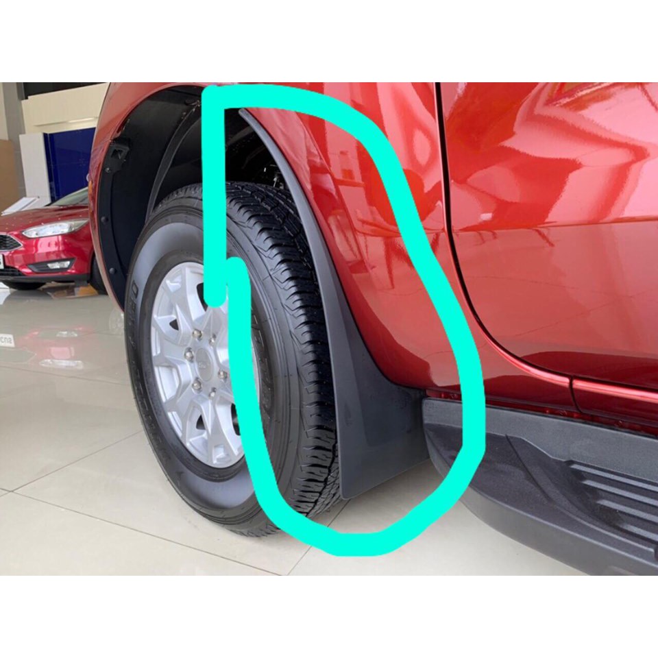 Bộ 4 chắn bùn cho xe Ford Ranger- Hàng cao cấp