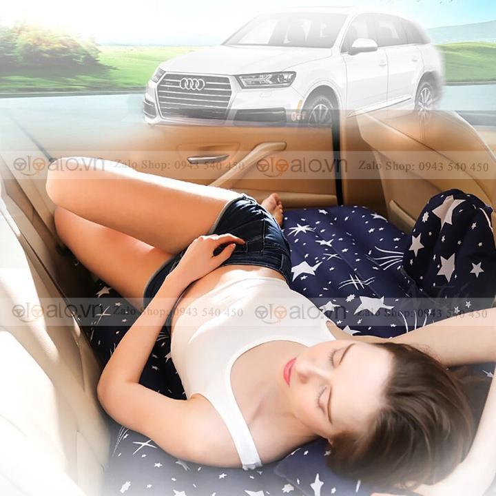 Đệm hơi xe ô tô Hyundai Accent vải dù CAO CẤP họa tiết ngôi sao