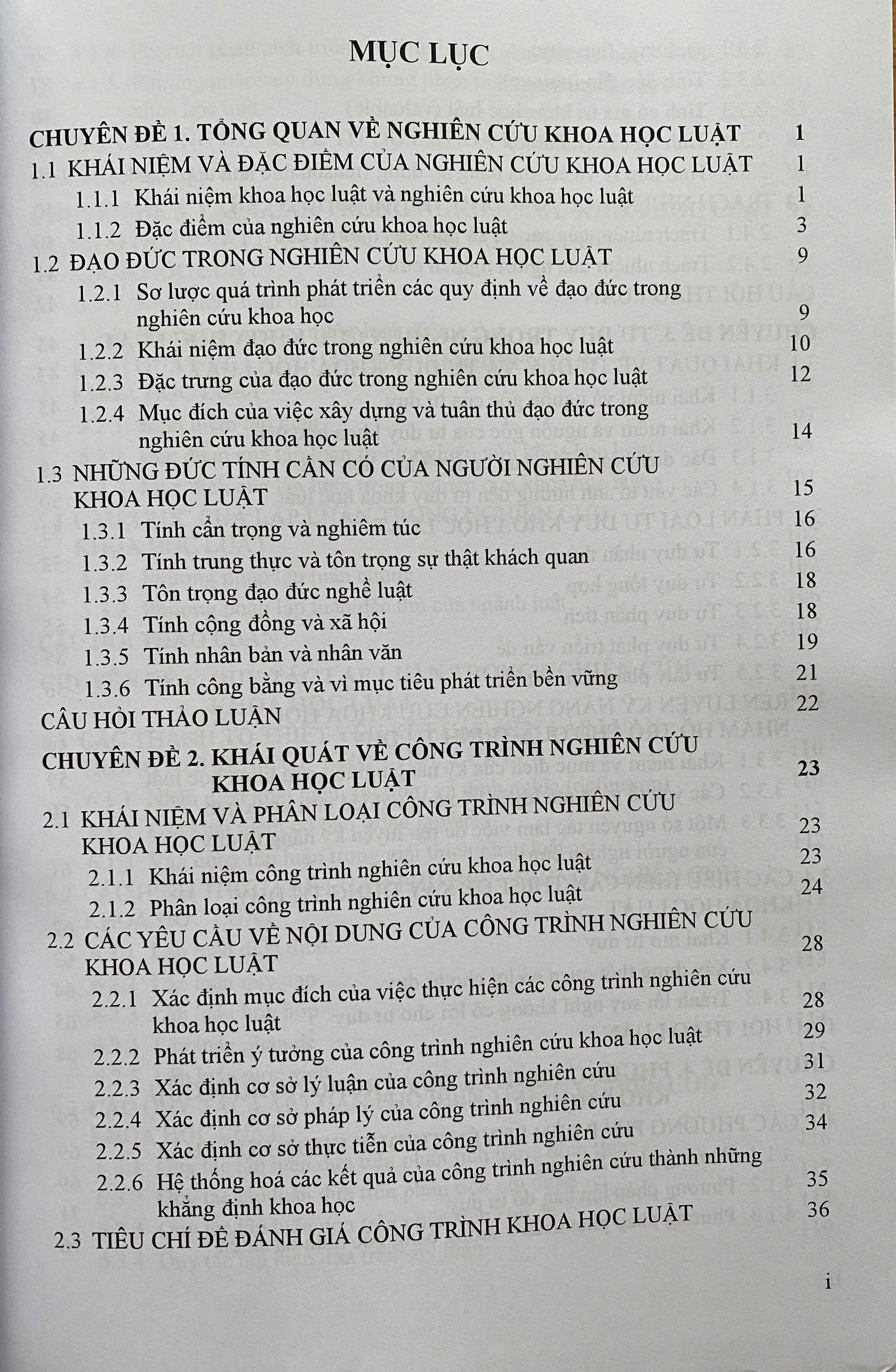 Tư Duy, Lập Luận Và Minh Chứng Trong Nghiên Cứu Khoa Học Luật