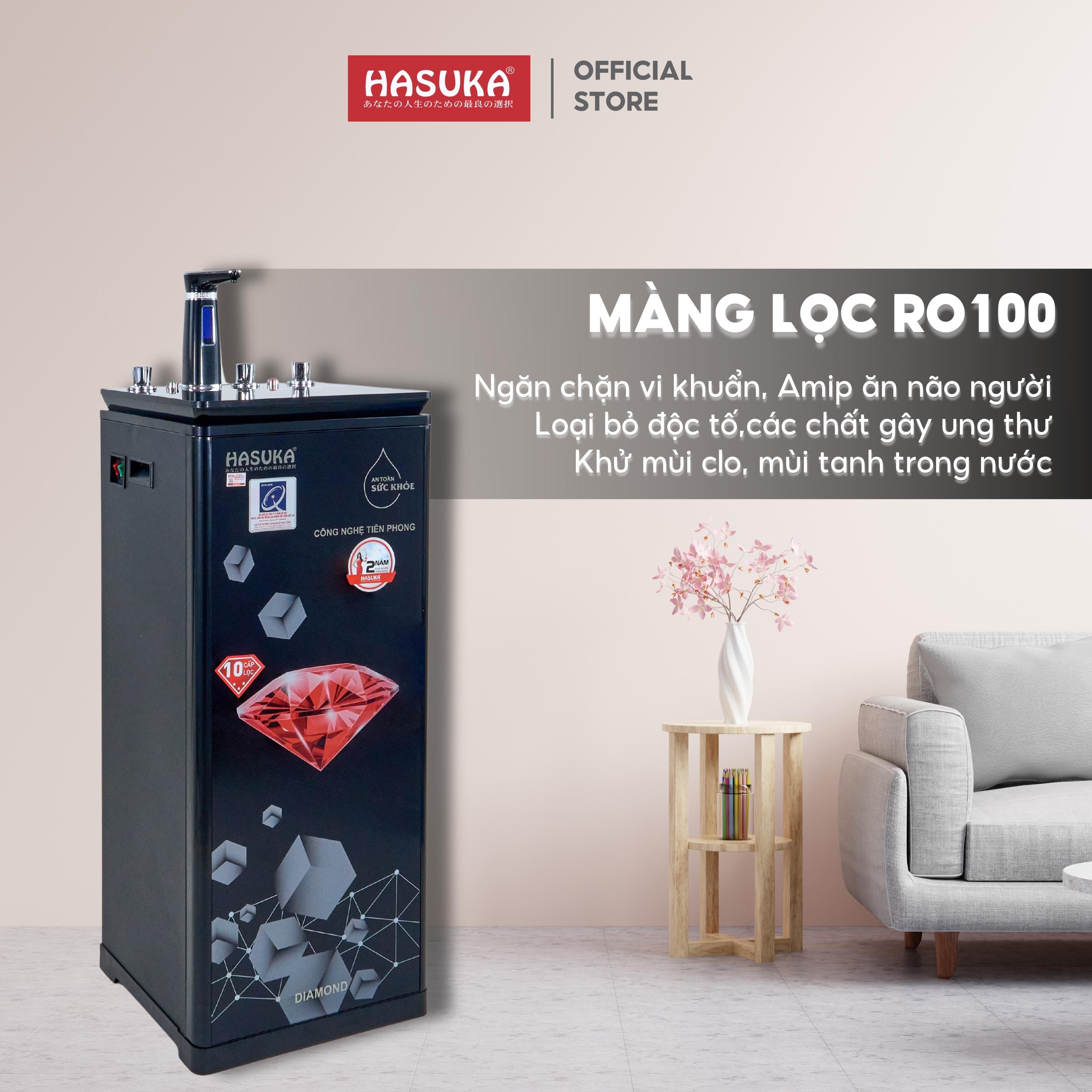 Máy lọc nước Hasuka HSK-RO 110KĐH 3CN (Block) công suất nóng/lạnh 500W/120W 3 chức năng nóng, lạnh, thường (BH 24 tháng) - HÀNG CHÍNH HÃNG