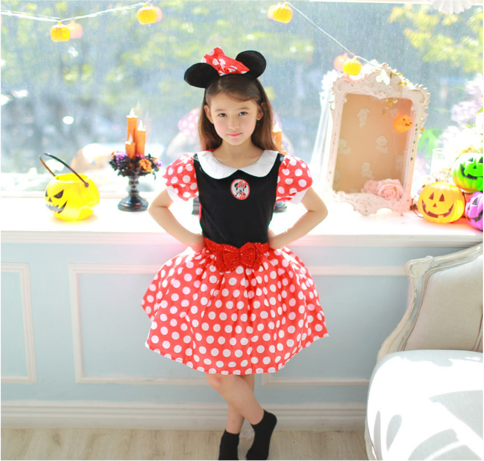 Váy hóa trang cao cấp Minnie - kèm phụ kiện