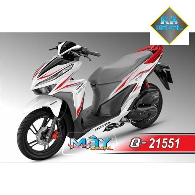 Tem rời vario dăn xe trắng 21551 3 lớp ko bay màu