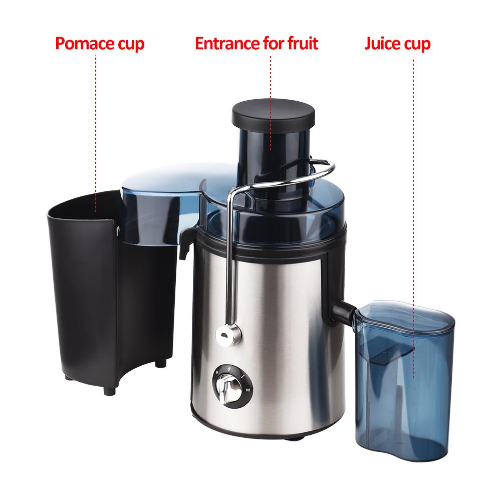Máy Ép Trái Cây Và Rau Quả Mạnh Bằng Thép Không Gỉ Điện Gia Dụng 800W Công Suất Cao