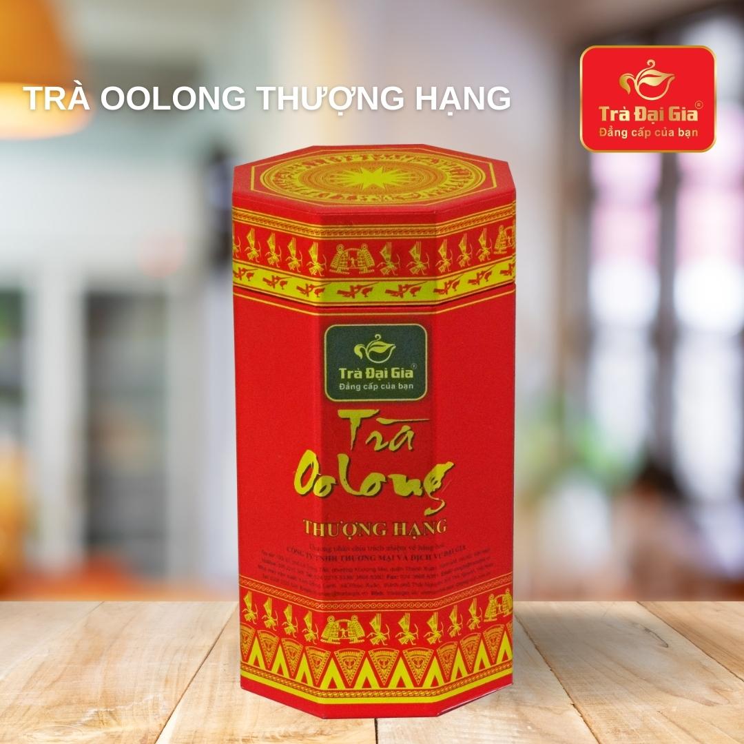 Trà Oolong (Ô Long) Thượng Hạng hộp bát giác 150g - Trà Đại Gia