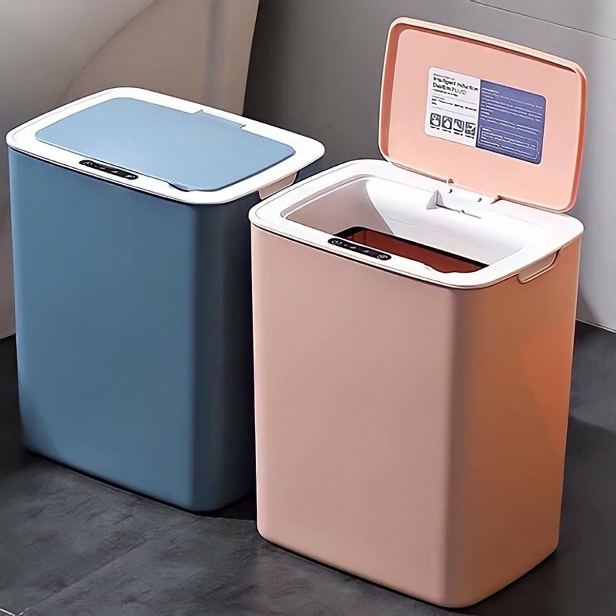 Thùng Rác Thông Minh Cảm Ứng Tự Động Đóng Mở 14L ( Sạc Tích Điện ) - giao mầu ngẫu nhiên - HÀNG CHÍNH HÃNG