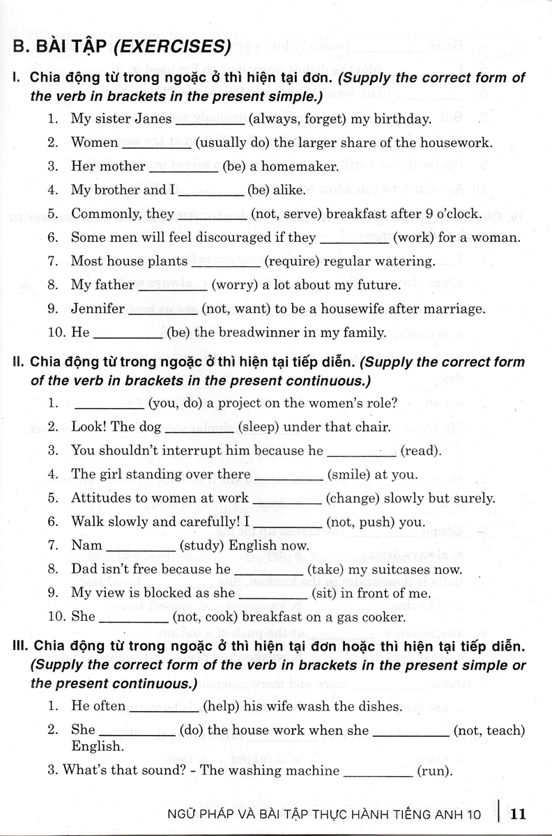 Ngữ Pháp Và Bài Tập Thực Hành Tiếng Anh 10 _HA