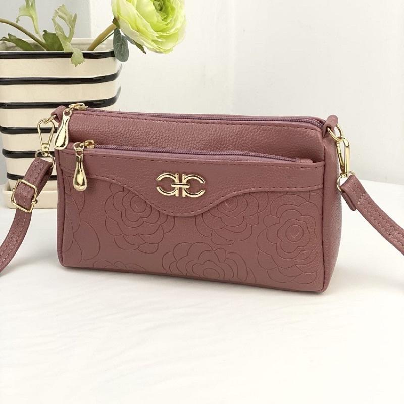 Túi xách trung niên nữ túi đeo chéo nữ cho mẹ kích thước 23x14x7,5cm